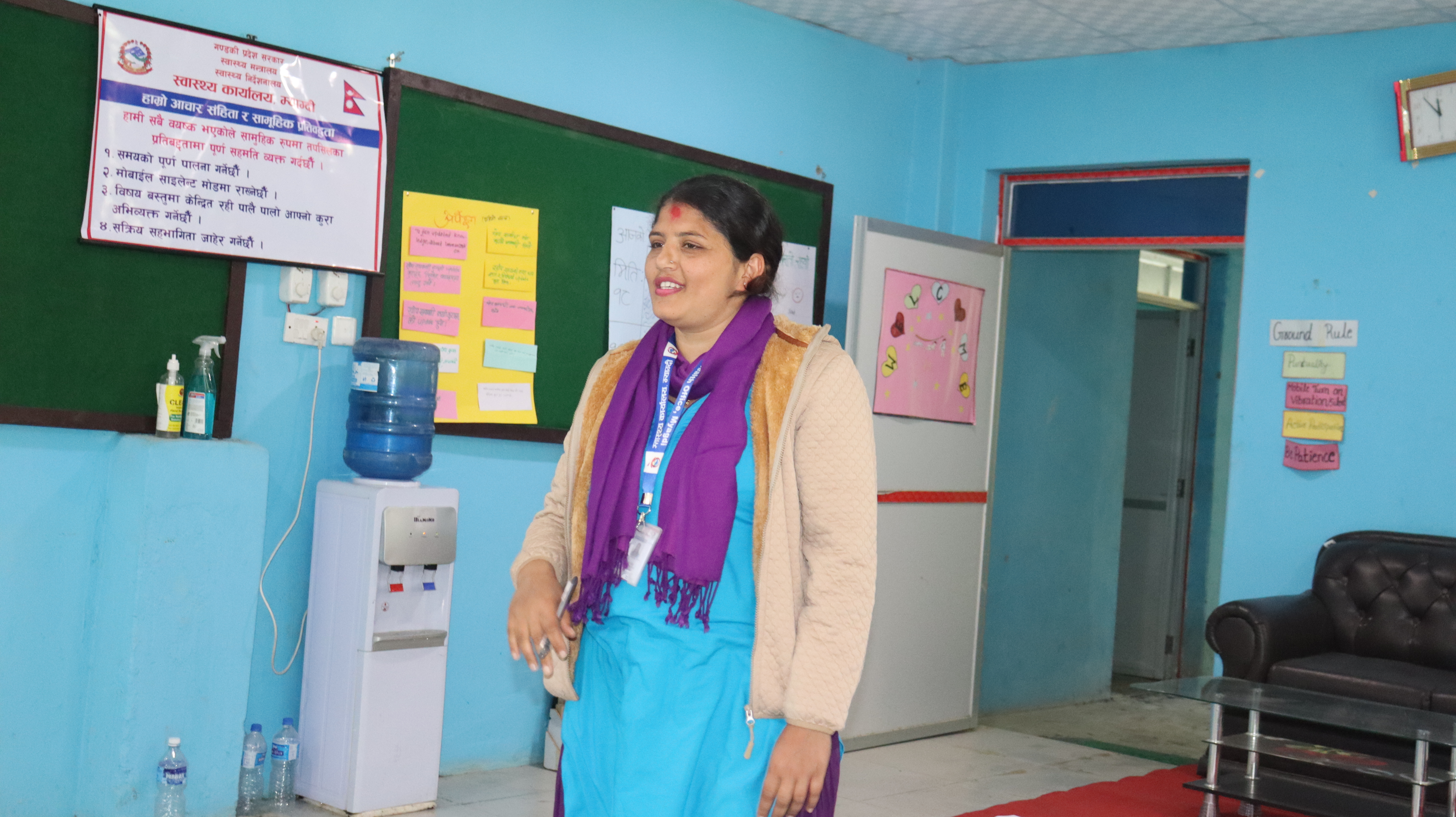 स्वास्थ्यकर्मीहरुको लागि खोप तथा सरसफाई प्रबर्द्धन सम्बन्धि २ दिने पुनर्ताजगी तालिम (तेश्रो ब्याच)